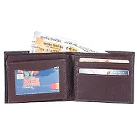 DRYZTOR Artificial/PU Leather Wallet for Men Double Card parda-thumb2