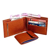 DRYZTOR Artificial/PU Leather Wallet for Men Album (Tan)-thumb3