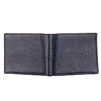 DRYZTOR Artificial/PU Leather Wallet for Men - 02 Currency Compartments 02 Hidden Pocket 3 Credit Card Slots 01 Coin Pocket-thumb3