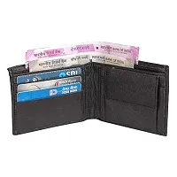 DRYZTOR Artificial/PU Leather Wallet for Men ATM Black-thumb1