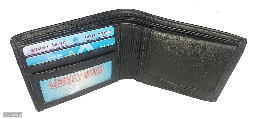 DRYZTOR ?Men's PU Leather Wallet for with Card Pocket Black-thumb0