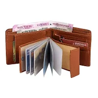 DRYZTOR PU Leather Credit Debit Card Holder Money Wallet Snap Purse for Men's-thumb1