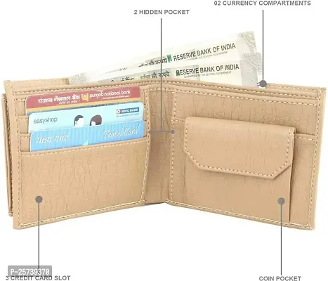 DRYZTOR ? Men's Leather Wallet Beige ATM-thumb2