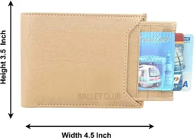 DRYZTOR@ Mens Artificial Leather Wallet (ATM Beige)-thumb3