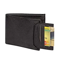 DRYZTOR Artificial/PU Leather Wallet for Men ATM Black-thumb2