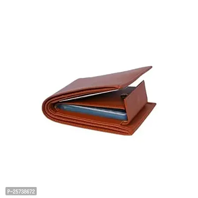 DRYZTOR Artificial/PU Leather Wallet for Men Album (Tan)