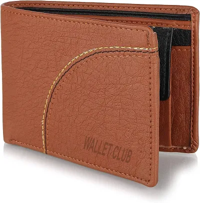 Stylish Artificial Leather Solid Wallet For Men