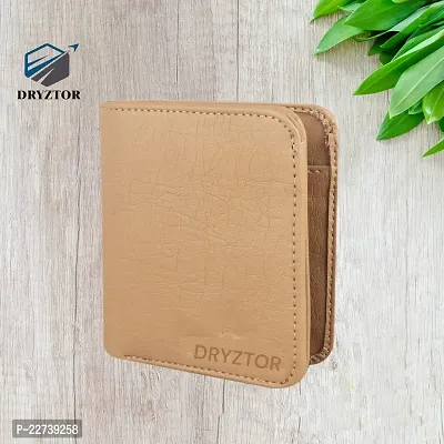 DRYZTOR Mens Artificial leather Wallet Beige-thumb0