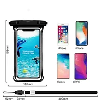 Universal Waterproof Pouch Cellphone Dry Bag Case for all mobile phone Moto up to 7.0 inch ndash; Transparent (Pack of 1)-thumb2