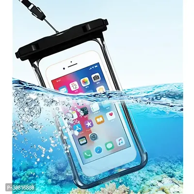 Universal Waterproof Pouch Cellphone Dry Bag Case for all mobile phone Moto up to 7.0 inch ndash; Transparent (Pack of 1)-thumb5