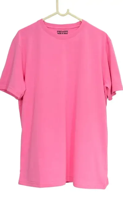 PHENAPPE Unisex Pink Colour T-shirt