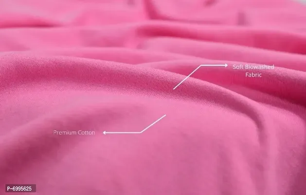 PHENAPPE Unisex Pink Colour T-shirt-thumb2