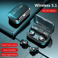 HLSTRIKES  M10 TWS Wireless Headphones with ANC and Extra Bass Fit-in Ear Earphones are the current generation earphones with 9D HIFI Sound Quality and a 2000 MAH Battery and they also can be used as-thumb1