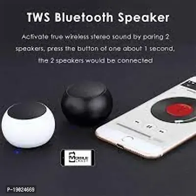 HLSTRIKES Mini Boost Wireless Portable Bluetooth Speaker Built-in Mic High Bass Selfie Remote Control Button 2 W Bluetooth Speaker (Black, Stereo Channel)-thumb2