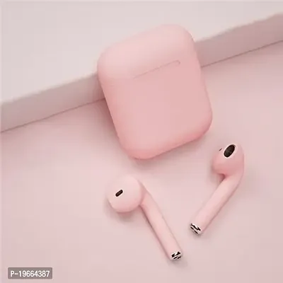 HLSTRIKES I 12 PINK INPODS True Wireless (TWS) Earbuds 10mm Drivers with Big Bass, Bluetooth 5.3, 30H Playtime, IPX5-Water Resistant, AI Clear Calls with 2 Mics-thumb2
