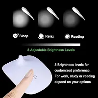 Led Touch On/off Switch Desk Lamp/Student Study Reading Dimmer Rechargeable Led Table Lamps White Pack of 1-thumb3
