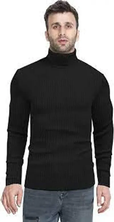 Cotton Turltle Neck Sweater for Men, Winter wear, high Neck Sweater