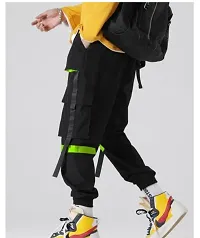 Menrsquo;s Stylish Relaxed Fit Jogger Track Pants for Hip Hop-thumb1