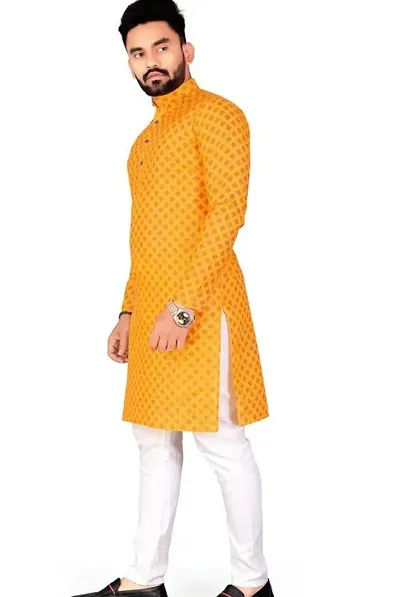 Stylish Blend Kurta and Pyjama Set