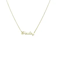 20 inches stainless steel (Princess) Name Pendants for women and girls with Golden Chain love locket for Gifting Jewellery-thumb4