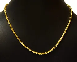 Golden color men's fashion chain in spiral design golden polish color fashion stylish Men's Chain-thumb1