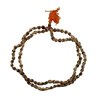 Tulsi Wood Meditation Mala For Poojan Jaap108 Crystal Mala Necklace-thumb2