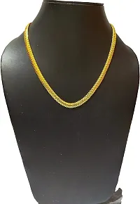 Golden color men's fashion chain in spiral design golden polish color fashion stylish Men's Chain-thumb2