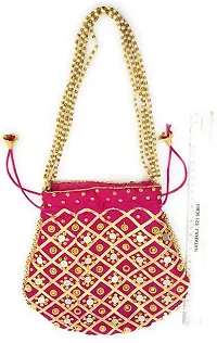 Rani Mirror Potli bags for Women handbags Wedding Festive ethnic-thumb2