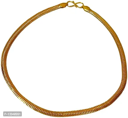 Golden color men's fashion chain in spiral design golden polish color fashion stylish Men's Chain-thumb0