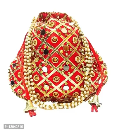 Red Potli bags for Women handbags Wedding Festive ethnic