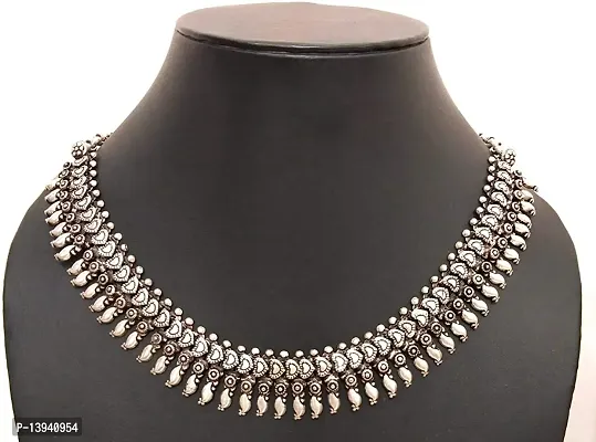 Traditional Necklace for Festival Garba Navratri Diwali Rakshabandhan in Choker Style-thumb2