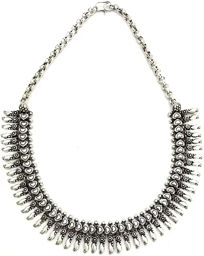 Traditional Necklace for Festival Garba Navratri Diwali Rakshabandhan in Choker Style