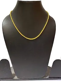 Golden color men's fashion chain in Ball design golden polish color fashion stylish Men's Chain-thumb1