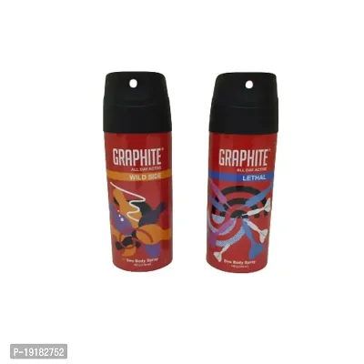 GRAPHITE Body Spray Pack of 2 150ML