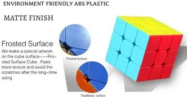 3x3 Speed Cube High Speed Smooth Turning Magic Cube Puzzle Brainteaser-Rubic Cube  (1 Pieces)-thumb2