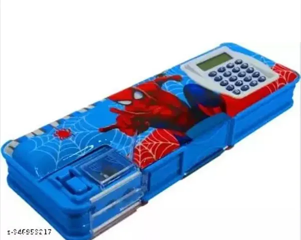 Superhero Print Pencil Box for Kids