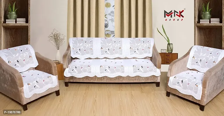 MVNK Group Floral Leaf Design Cotton Sofa Cover-thumb0