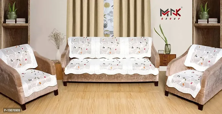 MVNK Group Floral Leaf Design Cotton Sofa Cover-thumb0