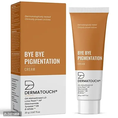 DERMATOUCH Bye Bye Pigmentation removal Cream || Anti Pigmentation Cream for Women/Men with Niacinamide, B-White  Lime Pearl - 20G-thumb0