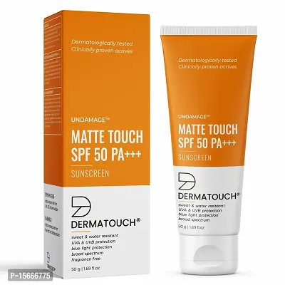 DERMATOUCH Matte Touch SPF 50 PA+++ Sunscreen - 50G-thumb0