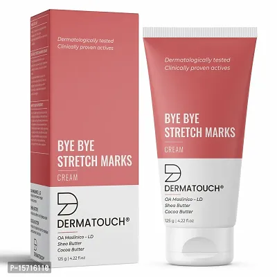 Dermatouch Bye Bye Stretch Mark Cream for Pregnancy to Reduce Stretch Marks  Scars  - 125G