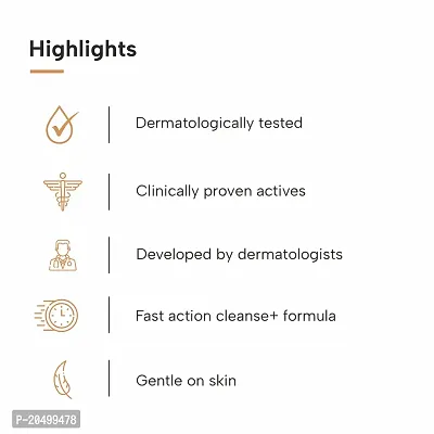 DERMATOUCH Bye Bye Pigmentation Face Wash | Anti Pigmentation Face Wash for Women/Men with Niacinamide, Kojic Acid amp; Glutathione | 30G-thumb4