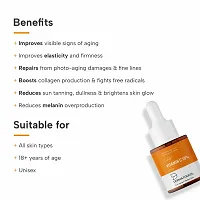 DERMATOUCH Vitamin C 10% Serum | For Anti-aging and Radiant Skin | For All Skin Types | For Both Men  Women | 18ml-thumb3