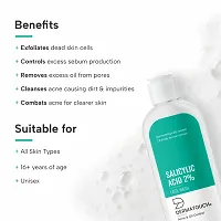 DERMATOUCH Salicylic Acid 2% Face Wash | For Acne  Oil Control | Suitable to All Skin Types | For both Men  Women | 50ml-thumb1