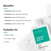 DERMATOUCH Salicylic Acid 2% Face Wash | For Acne  Oil Control | Suitable to All Skin Types | For both Men  Women | 100ml-thumb1