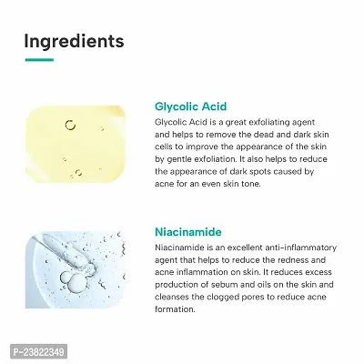 DERMATOUCH Glycolic 6% w/w Niacinamide 6% w/w Cream |For Anti-acne and Blemishes | For All Skin Types | For Both Men amp; Women | 30G-thumb4