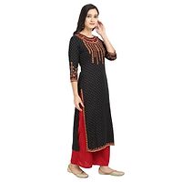 Latest Beautiful Rayon Slub Stitched Kurta-thumb2