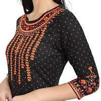 Latest Beautiful Rayon Slub Stitched Kurta-thumb4