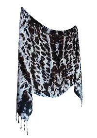 Trendy floral Printed Satin Stoles Scarf for Women  Girls (Size: 175 x 75 Cm)-thumb2