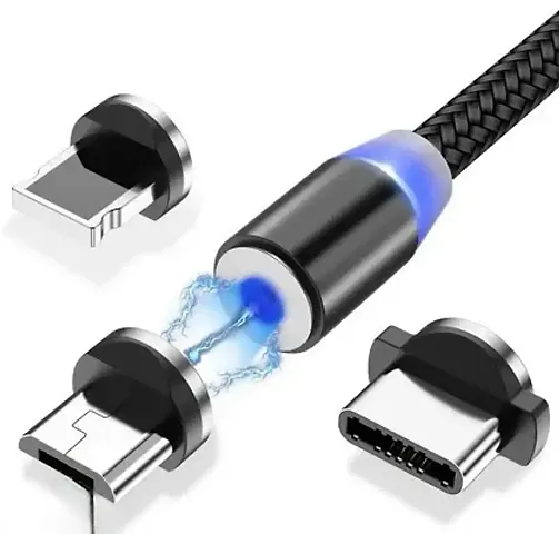 360 Degrees Magnetic 3 In 1 USB Cables
